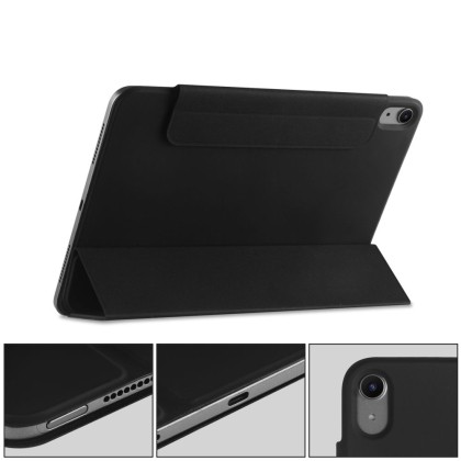 Силиконов, магнитен калъф за Apple iPad 10 (10.9" 2022) от Tech-Protect SmartCase Magnetic - Черен