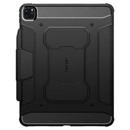 Удароустойчив калъф за iPad Pro 7 (13" 2024) от Spigen Rugged Armor Pro - Черен