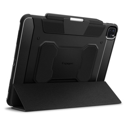 Удароустойчив калъф за iPad Pro 7 (13" 2024) от Spigen Rugged Armor Pro - Черен