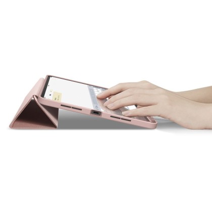 Текстителн калъф за iPad Pro 5 (11" 2024) от Spigen Urban Fit - Rose Gold