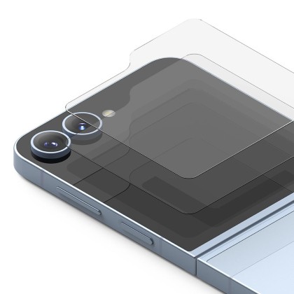 2 броя стъклени протектори за Samsung Galaxy Z Flip 6 от Ringke TG 2-Pack - Прозрачни