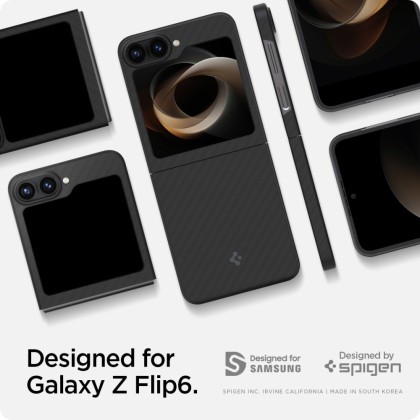 SPIGEN AIRSKIN GALAXY Z FLIP 6 ARAMID BLACK