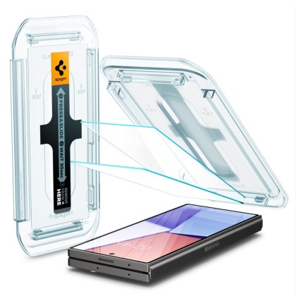 2 Стъклени протектора за дисплей на Samsung Galaxy Z Fold 6 от Spigen Glas.TR "Ez Fit" - Прозрачни