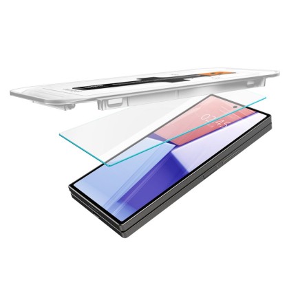 2 Стъклени протектора за дисплей на Samsung Galaxy Z Fold 6 от Spigen Glas.TR "Ez Fit" - Прозрачни