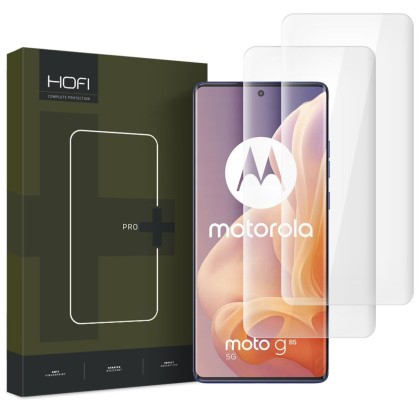 UV протектори за Motorola Moto G85 5G от Hofi UV Glass Pro+ 2 броя - Прозрачни