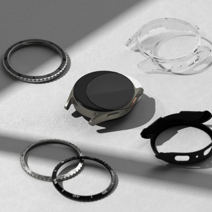 4 броя стъклени протектори за дисплей на Samsung Galaxy Watch 4/5/6/7/FE (40mm) от Ringke Tempered Glass - Прозрачни