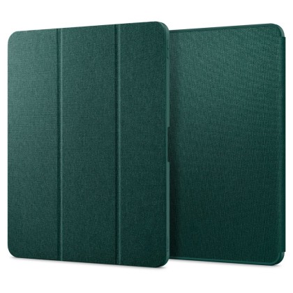 Текстителн калъф за iPad Air 13" (2024) от Spigen Urban Fit - Midnight Green