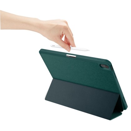 Текстителн калъф за iPad Air 13" (2024) от Spigen Urban Fit - Midnight Green