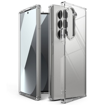 Удароустойчив твърд кейс за Samsung Galaxy Z Fold 6 от Ringke Fusion - Прозрачен