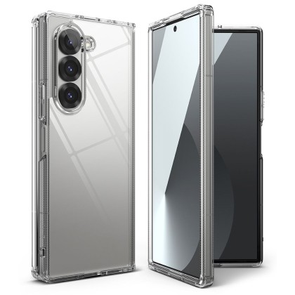 Удароустойчив твърд кейс за Samsung Galaxy Z Fold 6 от Ringke Fusion - Прозрачен