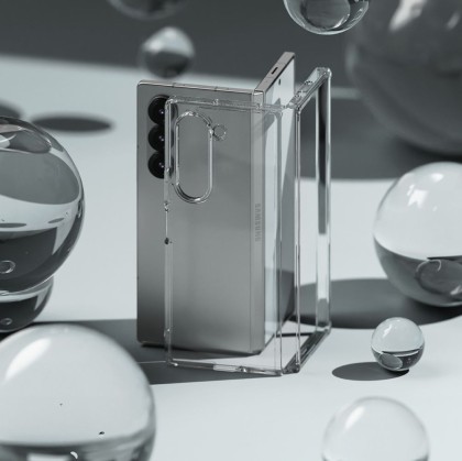 Удароустойчив твърд кейс за Samsung Galaxy Z Fold 6 от Ringke Fusion - Прозрачен