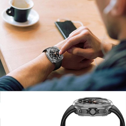Кейс с протектор за Samsung Galaxy Watch Ultra (47mm) от Tech-Protect Defense360 - Прозрачен