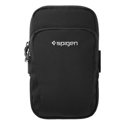 Универсален спортен калъф с лента за ръка от Spigen A702 - Черен