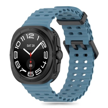 Силиконова каишка за Samsung Galaxy Watch Ultra (47mm) от Tech-Protect IconBand Pro - Montego Blue
