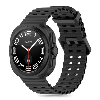 Силиконова каишка за Samsung Galaxy Watch Ultra (47mm) от Tech-Protect IconBand Pro - Черен
