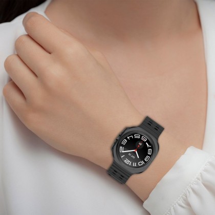 Силиконова каишка за Samsung Galaxy Watch Ultra (47mm) от Tech-Protect IconBand Pro - Olive Green