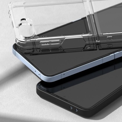 2 броя защитно фолио за дисплей на Samsung Galaxy Z Flip 6 от Ringke Dual Easy 2-Pack - Прозрачни