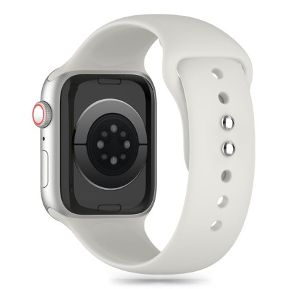 Силиконова каишка за Apple Watch 6 / 7 / 8 / 9 / 10 / SE (40/41/42 mm) от Tech-Protect Silicone - Stone