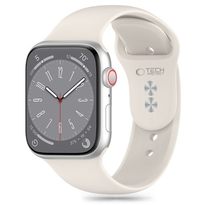 Силиконова каишка за Apple Watch 6 / 7 / 8 / 9 / 10 / SE (40/41/42 mm) от Tech-Protect Silicone - Starlight