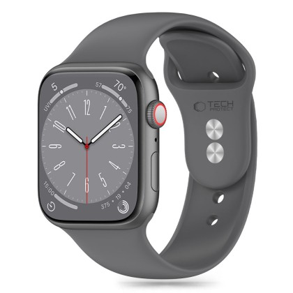 Силиконова каишка за Apple Watch 6/7/8/9/10/SE/Ultra 1-2 (44/45/46/49 mm) от Tech-Protect Silicone - Clay