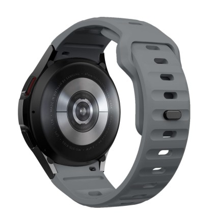 Силиконова каишка за часовник Samsung Galaxy Watch 4/5/5Pro/6/7/FE от Tech-Protect Silicone Line - Crayon Grey