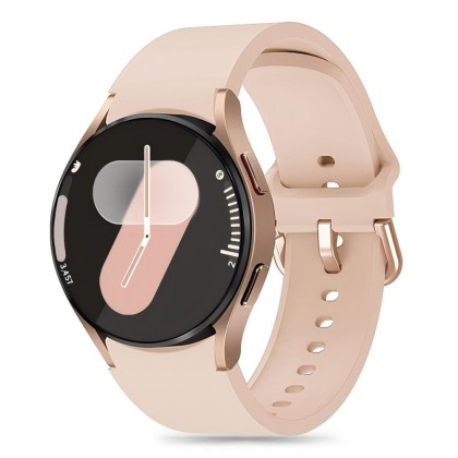 Силиконова каишка за Samsung Galaxy Watch 4/5/5 Pro/6/7/FE от Tech-Protect Silicone - Caffe Latte