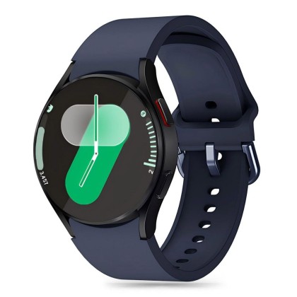 Силиконова каишка за Samsung Galaxy Watch 4/5/5 Pro/6/7/FE от Tech-Protect Silicone - Navy Blue