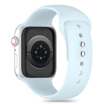 Силиконова каишка за Apple Watch 6 / 7 / 8 / 9 / 10 / SE (40/41/42 mm) от Tech-Protect Silicone - Sky Blue