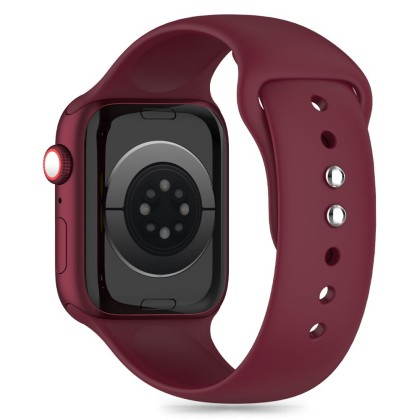 TECH-PROTECT SILICONE APPLE WATCH 4 / 5 / 6 / 7 / 8 / 9 / SE / ULTRA 1 / 2 (42 / 44 / 45 / 49 MM) MULBERRY