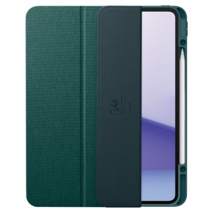 Текстителн калъф за iPad Pro 7 (13" 2024) от Spigen Urban Fit - Midnight Green