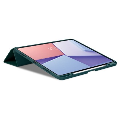 Текстителн калъф за iPad Pro 7 (13" 2024) от Spigen Urban Fit - Midnight Green