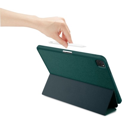 Текстителн калъф за iPad Pro 7 (13" 2024) от Spigen Urban Fit - Midnight Green