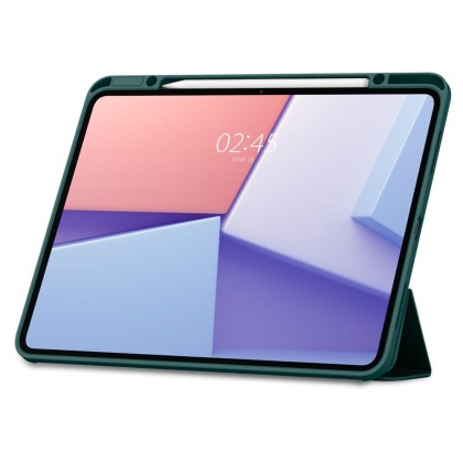 Текстителн калъф за iPad Pro 7 (13" 2024) от Spigen Urban Fit - Midnight Green