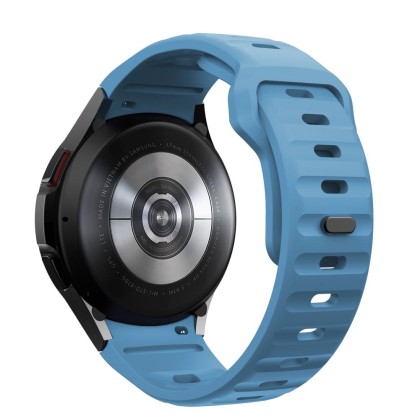 Силиконова каишка за часовник Samsung Galaxy Watch 4/5/5Pro/6/7/FE от Tech-Protect Silicone Line - Montego Blue