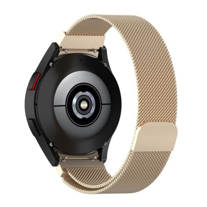 Стоманена верижка за смарт часовник Samsung Galaxy Watch 4/5/5 Pro/6/7/FE от Tech-Protect MilaneseBand - Starlight