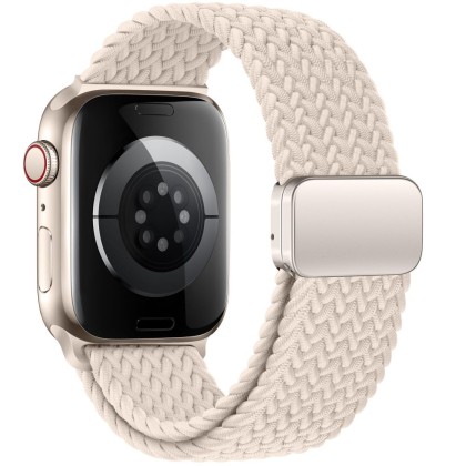 Найлонова каишка за Apple Watch 6 / 7 / 8 / 9 / 10 / SE / Ultra 1/2 (44/45/46/49 mm) от Tech-Protect Nylonmag - Starlight