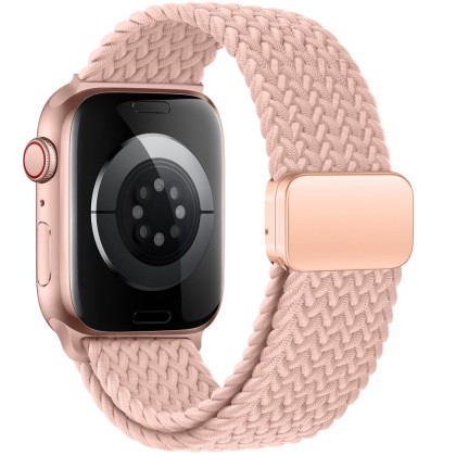 TECH-PROTECT NYLONMAG APPLE WATCH 4 / 5 / 6 / 7 / 8 / 9 / SE / ULTRA 1 / 2 (42 / 44 / 45 / 49 MM) DUSTY ROSE