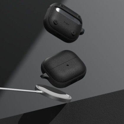 Силиконов калъф с MagSafe за слушалки Samsung Galaxy Buds 3 / 3 Pro от Ringke Onyx Magnetic - Черен