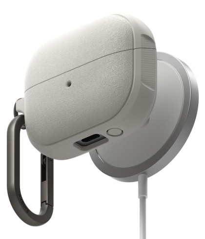 Силиконов калъф с MagSafe за слушалки Samsung Galaxy Buds 3 / 3 Pro от Ringke Onyx Magnetic - Warm Grey