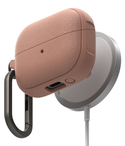 Силиконов калъф с MagSafe за слушалки Samsung Galaxy Buds 3 / 3 Pro от Ringke Onyx Magnetic - Constant Coral