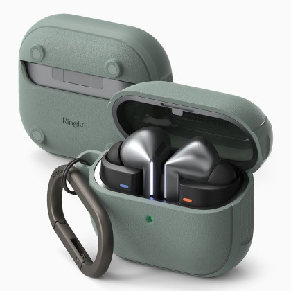 Силиконов калъф с MagSafe за слушалки Samsung Galaxy Buds 3 / 3 Pro от Ringke Onyx Magnetic - Sage Green