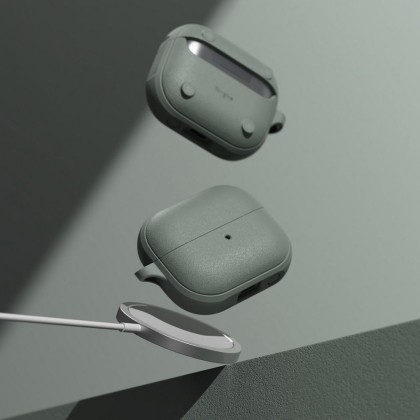 Силиконов калъф с MagSafe за слушалки Samsung Galaxy Buds 3 / 3 Pro от Ringke Onyx Magnetic - Sage Green