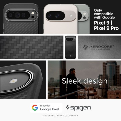 SPIGEN ENZO ARAMID GOOGLE PIXEL 9 PRO XL MATTE BLACK