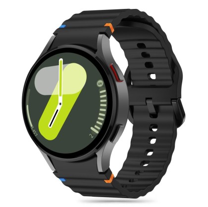 Силиконова каишка за Samsung Galaxy Watch 4/5/5 Pro/6/7/FE от Tech-Protect Silicone Sport - Черен