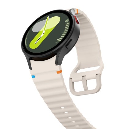 Силиконова каишка за Samsung Galaxy Watch 4/5/5 Pro/6/7/FE от Tech-Protect Silicone Sport - Starlight