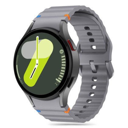 Силиконова каишка за Samsung Galaxy Watch 4/5/5 Pro/6/7/FE от Tech-Protect Silicone Sport - Crayon Grey