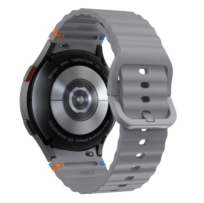 Силиконова каишка за Samsung Galaxy Watch 4/5/5 Pro/6/7/FE от Tech-Protect Silicone Sport - Crayon Grey