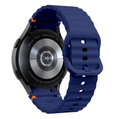 Силиконова каишка за Samsung Galaxy Watch 4/5/5 Pro/6/7/FE от Tech-Protect Silicone Sport - Navy Blue