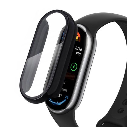 Кейс с протектор за Xiaomi Smart Band 9 / 9 NFC от Tech-Protect Defense360 - Черен