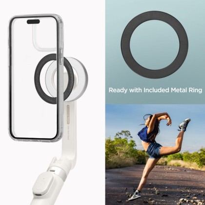 Магнитен селфи стик и статив с MagSafe и Bluetooth от Spigen S571W - Dune Beige